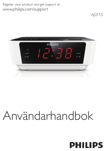 Bruksanvisning Philips AJ3115/12 Klockradio