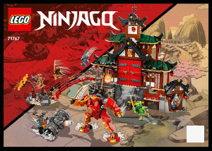 Kasutusjuhend Lego set 71767 Ninjago Ninjade Dojo tempel