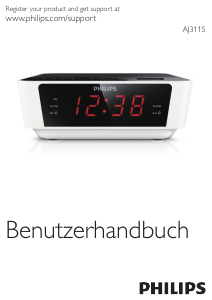 Bedienungsanleitung Philips AJ3115/12 Uhrenradio