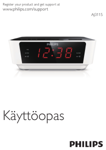 Käyttöohje Philips AJ3115/12 Radioherätyskello