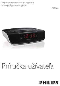 Návod Philips AJ3123 Rádiobudík