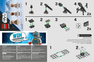 Manual Lego set 40557 Star Wars Defence of Hoth