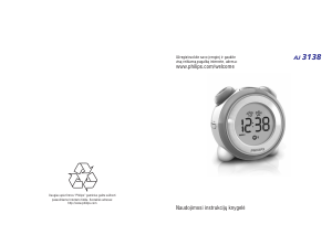 Vadovas Philips AJ3138 Radijo laikrodis su žadintuvu