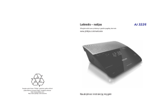 Vadovas Philips AJ3226 Radijo laikrodis su žadintuvu