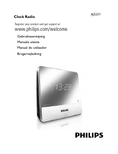 Manual Philips AJ3231/12 Rádio relógio