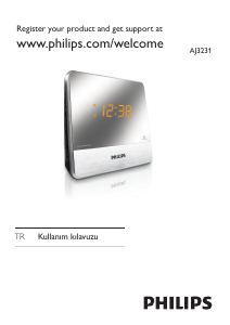 Kullanım kılavuzu Philips AJ3231/12 Radyolu çalar saat