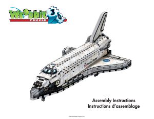 Manual de uso Wrebbit Space Shuttle - Orbiter Rompecabezas 3D