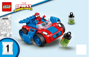 Manuale Lego set 10783 Super Heroes Spider-Man al laboratorio di Doctor Octopus