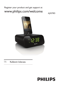 Kullanım kılavuzu Philips AJ3270D/12 Radyolu çalar saat