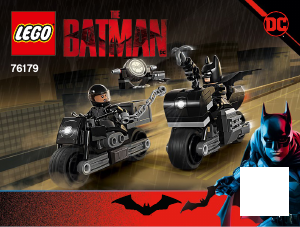 Manual Lego set 76179 Super Heroes Batman & Selina Kyle motorcycle pursuit