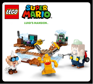Vadovas Lego set 71397 Super Mario Luigis Mansion laboratorijos ir Poltergust papildomas rinkinys