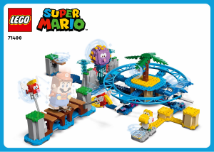 Instrukcja Lego set 71400 Super Mario Zestaw rozszerzający Duży jeżowiec i zabawa na plaży