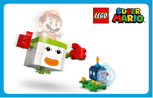 Bruksanvisning Lego set 71396 Super Mario Ekstrabanesettet Bowser Jr. med Clown Car