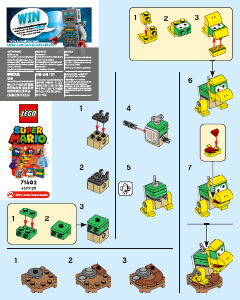 Manual de uso Lego set 71402 Super Mario Packs de Personajes - Edición 4