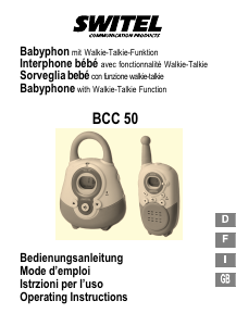 Mode d’emploi Switel BCC50 Ecoute-bébé