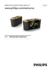 Használati útmutató Philips AJ3570 Ébresztőórás rádió