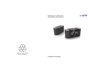 Rokasgrāmata Philips AJ3570 Radio modinātājs