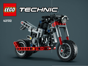 Instrukcja Lego set 42132 Technic Motocykl