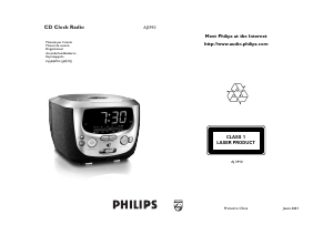Manual Philips AJ3910 Rádio relógio