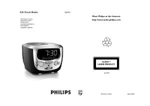 Bruksanvisning Philips AJ3910 Klockradio