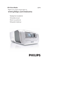 Návod Philips AJ3916 Rádiobudík