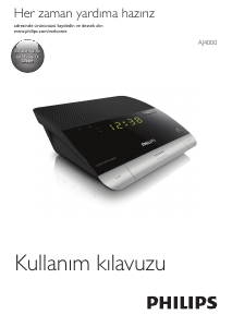 Kullanım kılavuzu Philips AJ4000B Radyolu çalar saat