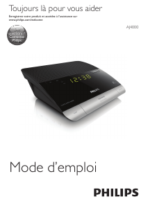 Mode d’emploi Philips AJ4000B Radio-réveil