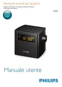 Manuale Philips AJ4300B Radiosveglia