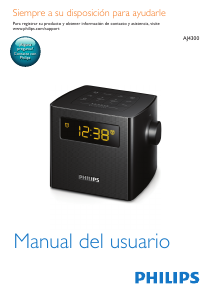 Manual de uso Philips AJ4300B Radiodespertador