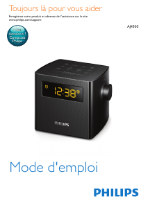 Mode d’emploi Philips AJ4300B Radio-réveil