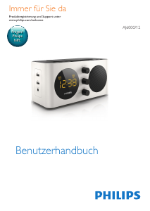 Bedienungsanleitung Philips AJ6000 Uhrenradio