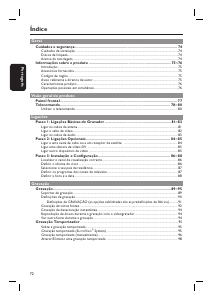 Manual Philips DVDR3432V Leitor de DVD
