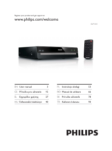 Manual Philips DVP1033 DVD Player