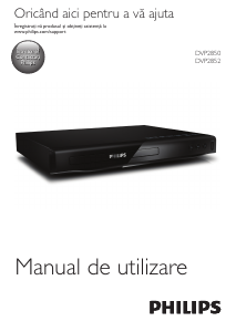 Manual Philips DVP2850 DVD player