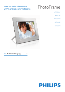 Handleiding Philips 10FF3CDW Digitale fotolijst