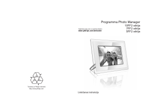 Rokasgrāmata Philips 7FF2CME Digitālais fotorāmis