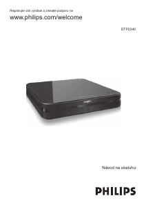 Návod Philips DTP2340 Digitálny prijímač