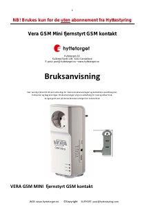 Bruksanvisning Vera GSM Mini Smartkontakt