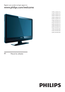 Manual Philips 26PFL3404D Televisor LCD