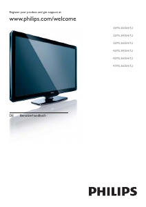 Bedienungsanleitung Philips 32PFL3405H LCD fernseher