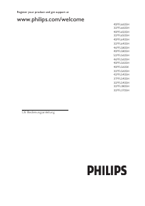 Bedienungsanleitung Philips 40PFL5805H LCD fernseher