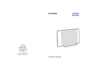 Rokasgrāmata Philips 42PF7641D Šķidro kristālu televizors