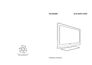 Rokasgrāmata Philips 42PFL7332 Šķidro kristālu televizors
