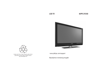 Vadovas Philips 42PFL7572D Skystakristalis televizorius