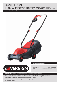 Manual Sovereign ME1031M Lawn Mower