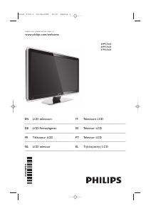 Manual Philips 47PFL7623D LCD Television