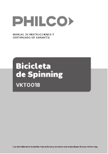 Manual de uso Philco VKT0018 Bicicleta estática