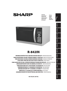 Bruksanvisning Sharp R-842IN Mikrovågsugn