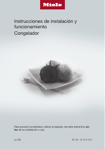 Manual de uso Miele KF 2902 Vi Frigorífico combinado