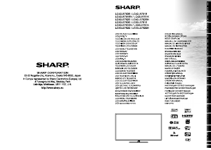 Manuale Sharp LC-42LE762E LCD televisore